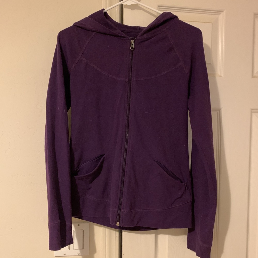 Plum zip-up jacket